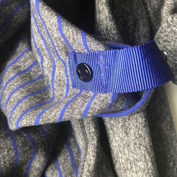 LULULEMON Vinyasa Scarf hyper stripe blue gray - Picture 5 of 7
